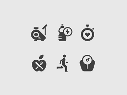 Exercise Icons Icon Pictogram Design Exercise