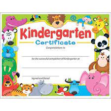 kindergarten certificate awesome animals by trend t 17011 recognize a kindergarten certificate kindergarten certificates kindergarten graduation certificate