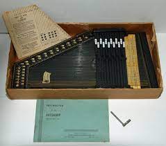Vintage 1948 Oscar Schmidt Autoharp Never Used Style By Hensnest10 Cigar Box Cigar Box Guitar Box Guitar