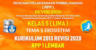 Rpp kelas 5 tema 2 sub tema 3 email address tema : Rpp 1 Lembar Kelas 5 Tema 5 Sd Mi Kurikulum 2013 Tahun Pelajaran 2021 2022 Datadikdasmen Com