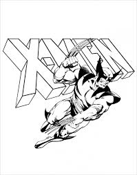 Then, you can stick on the wall in your room to decorate. Get This Free Simple Wolverine Coloring Pages For Children T6gbg