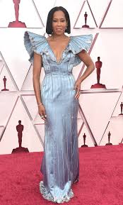 Joan weyland and myra caldwell were present at the ceremony because they 1) had both played in one film which had an oscar nomination. Oscars 2021 One Night In Miami Director Regina King In Louis Vuitton Tom Lorenzo