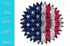 Download Patriotic Sunflower Png Svg Sublimation Waterslide Bundle Drawing Illustration Art Collectibles Seasonalliving Com