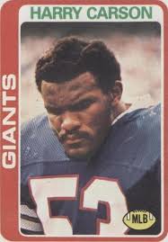 Harry Carson Signed Magazine Gameday October 27 1985 JSA -1 #