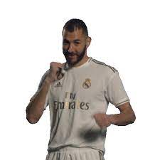 Gol de benzema tras excelente jugada de cristiano. Celebrate Karim Benzema Sticker By Real Madrid For Ios Android Giphy
