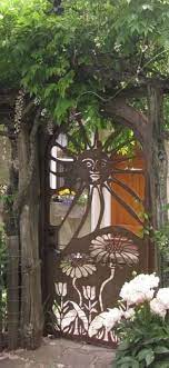 Through The Garden Gate Flagsonastickblog Com Metal Garden Gates Garden Gates Garden Doors