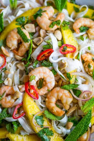 See that greenish water in the noodles right below those words i just typed just 10 seconds ago? Mango Shrimp Thai Noodle Salad A Saucy Kitchen