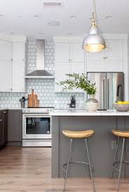 modern two tone kitchen in this