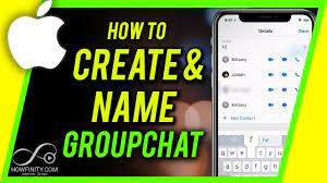 How To Create And Name Group Chat On Iphone Youtube
