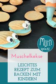 Muschelkekse Schnelles Einfaches Rezept Zum Backen Mit Kindern Rezept Backen Kinder Backen Mit Kindern Rezepte Zum Backen Einfache Rezepte Backen