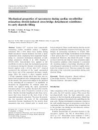 •these jeans series are created and sold by diesel for the benefit of the only the brave foundation. Pdf Mechanical Properties Of Sarcomeres During Cardiac Myofibrillar Relaxation Stretch Induced Cross Bridge Detachment Contributes To Early Diastolic Filling