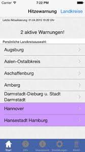 Der deutsche wetterdienst hat für viele regionen eine hitzewarnung herausgegeben. Hitzewarnung Iphone Ipad Deutsche Apps