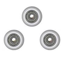 Pulley 3D Printer Wheel Roller Bearing Linear Round Plastic Wheels  Replacement Bearings Passive Parts Gear Pom V Groove