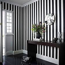 Black and white striped wallpaper bedroom. Glitterati Black White Graham And Brown Tapete Schwarz Weiss Gestreifte Tapete Gestreifte Wande