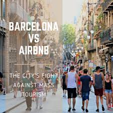 A view of the outside of the stadium and the surrounding area ahead of the la liga santander match between fc barcelona and getafe starting xi vs barcelona. Barcelona Vs Airbnb The City S Fight Against Mass Tourism Suitelife
