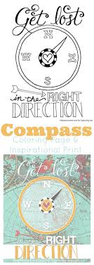 Compass rose star coloring page. Best Diy Crafts Ideas For Your Home Compass Quote Design And Coloring Page An Inspirational Print The Kids Will Lov Diypick Com Your Daily Source Of Diy Ideas Craft Projects
