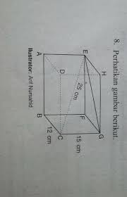 We did not find results for: Diketahui Panjang Rusuk Bc 12 Cm Dan Cg 15 Cm Panjang Diagonal Ruang Ce 25 Cm Luas Brainly Co Id