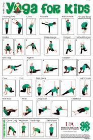 Yoga for healthy living poster. Healthy Kids Yoga 4h Program Poster On Yoga For Kids From The University Of Arkansas Benefits Of Yoga For Kids Childrens Yoga Kids Yoga Poses Yoga Program
