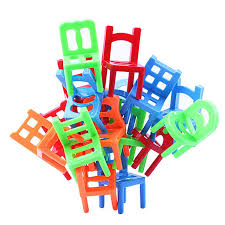 8 16 Awesome 18pcs Set Plastic Educational Toy Balance Stacking Chairs For Kids Play At Desktop Really Good Family Kids Chairs Family Fun Games Kids Playing