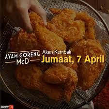 Serving size = per 100g regular, per 100g spicy. Ayam Goreng Mcd Achieves Phenomenal Success Mini Me Insights