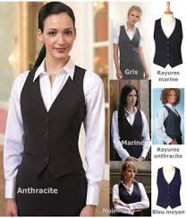 Gilet De Service Femme Gilet Serveuse Et Barman Femme