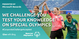 Met microsoft rewards kun je op diverse manieren punten sparen voor leuke. Special Olympics Time To Test Your Knowledge Of Special Olympics Take The Quiz Below And Learn How Joining Microsoft Rewards Can Make An Impact For Our Movement Give With Microsoft Bing