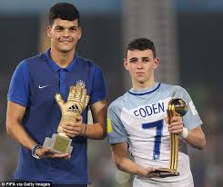 6 years ago, phil foden was watching on at the etihad stadium as a ball boy. Manchester City Youngster Phil Foden Is Star In The Making Daily Mail Online