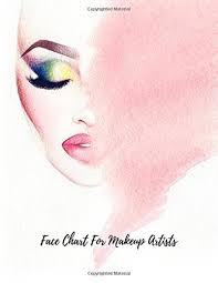 Face Chart For Makeup Artists Female Faces Large Notebook