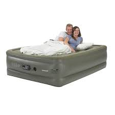 Amazon Com Insta Bed Queen Raised Air Mattress With Sure Grip Bottom Built In Pump Camping Air Mattresse Air Mattress Camping Air Mattress Air Mattresses