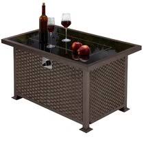 And, if you own an existing gas fire pit that needs new life, consider switching the lava rock for fire pit glass. Blue Rhino Propane Wayfair