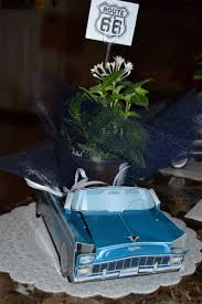 Classic Car Centerpiece Table Decor Classic Cars Birthday Party Car Themed Parties Cars Birthday Parties