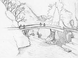 / ob direkt in der freien natur vom original inspiriert oder zu hause vom foto abgemalt; Landschaftsbild Zeichnen Schritt Fur Schritt Landschaftsbilder Landschaft Zeichnen
