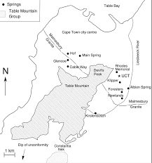 Cape town map — satellite images of cape town. Sketch Map Of Cape Town And Table Mountain Showing The Location Of Uct Download Scientific Diagram