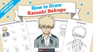 David arnold learn all about what. How To Draw Katsuki Todoroki From My Hero Academia Really Easy Drawing Tutorial