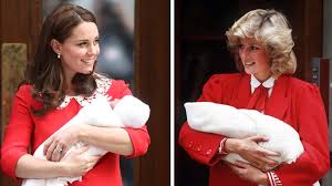 There's just something about it. Kate Middleton Wore Red Dress Like Princess Diana At First Appearance With Royal Baby Glamour