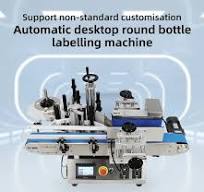 Desktop Label Applicator Automatic Round Bottle Labeling Machine WITH  Position