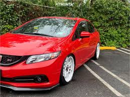 The most accurate 2015 honda civics mpg estimates based on real world results of 8.6 million miles driven in 404 honda civics. 2015 Honda Civic Si With 18x8 5 Aodhan Ah07 And Nitto 225x40 On Coilovers 1053340 Fitment Industries