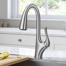 Find your best kitchen faucet here! Top Product Reviews For Kraus Single Handle Solid Stainless Steel Kitchen Faucet With Pull Out Dual Function Sprayer 3149634 Overstock