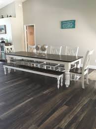 The James James Baluster Turned Leg Dining Table Makes A Stunning Statement In This Farmhouse Dining Benches Farmhouse Dining Room Table Farmhouse Table Plans