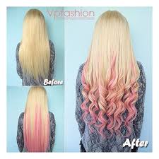 Sometimes, dark hair turns orange when it is bleached. Blonde Teal Turquoise Ombre Wig Medium Layered Straight Hair Long Side Bangs Wig For Daily Use Or Cosplay Dip Dye Hair Pink Ombre Hair Ombre Wavy Hair