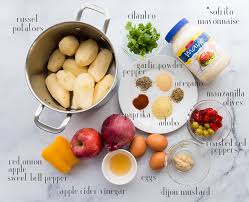 Add remaining ingredients except raisins and beat until smooth. Puerto Rican Potato Salad Ensalada De Papa Sense Edibility