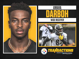 We have promoted WR Amara Darboh to...