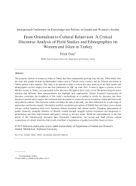 Muhammad was born in mecca, saudi arabia around 570 ce. Pdf From Orientalism To Cultural Relativism A Critical Discourse Analysis Of Field Studies And Ethnographies On Women And Islam In Turkey