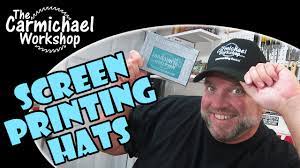 How To Screen Print Hats And Caps In 10 Easy Steps Youtube