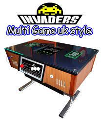 The space invaders couch is one of the highest quality retro video game couches ever made. Space Invaders Table Arcade Machine 60 Games