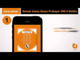 Here, we have compiled a yes, you can use your main jio balance to activate a new prepaid plan on your mobile number. U Mobile Semak Status Akaun Prabayar Umi Youtube