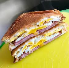 Grilled Ham Egg And Cheese Sandwich Foodporn