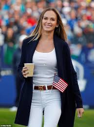Woods stood to greet koepka and his girlfriend jena sims with a hug and a smile. Ryder Cup Day 1 Rory Mcilroy S Wife And Tiger Wood S Girlfriend On The Course Express Digest