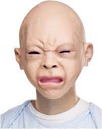 Amazon Com Crying Baby Mask Standard Clothing Shoes Jewelry