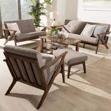 The perfect blend of fashion and functionality, chairs are one of our favorite ways to accessorize a room. Union Rustic Wojtala Mid Century Modern 4 Piece Living Room Set Reviews Wayfair